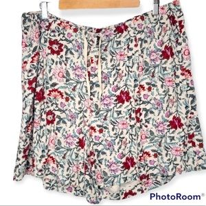 NWT J.Jill floral comfy shorts